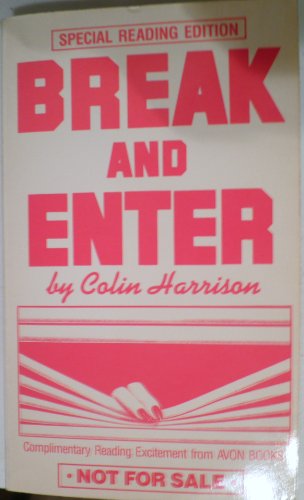 9780380715268: Break and Enter
