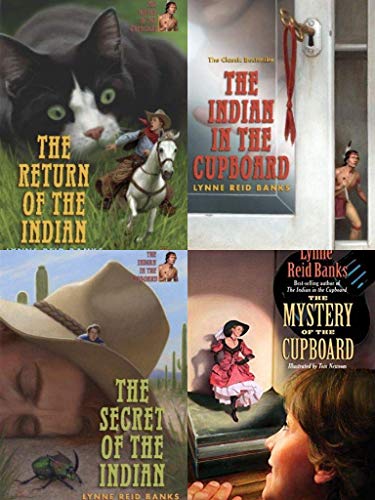 Stock image for Lynne Reid Banks: Return of the Indian, Secret of the Indian, Mystery of the Cupboard, Indian in the Cupboard for sale by Blindpig Books