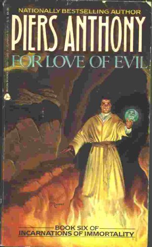 Beispielbild fr For Love of Evil : Book Six of Incarnations of Immortality zum Verkauf von Better World Books