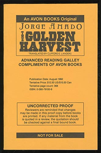 9780380761005: The Golden Harvest
