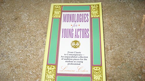 Imagen de archivo de Monologues for Young Actors a la venta por WorldofBooks