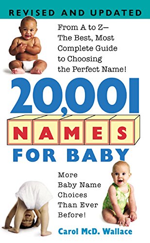 Beispielbild fr 20,001 Names for Baby zum Verkauf von Better World Books