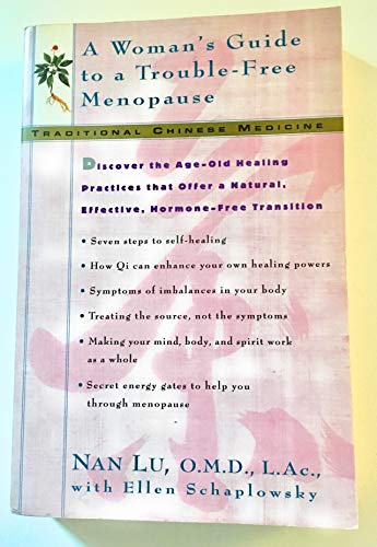Stock image for TCM: A Womans Guide to a Trouble-Free Menopause for sale by Blue Vase Books
