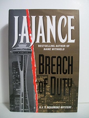 Imagen de archivo de Breach of Duty: A J.P. Beaumont Mystery a la venta por SecondSale