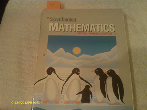 Beispielbild fr Mathematics Critical Thinking Activities Grade 1 zum Verkauf von Wonder Book
