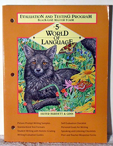 Stock image for World Of Language, Grade 5:Evaluation And Testing Program, Black-Line Master Form for sale by ThriftBooks-Atlanta