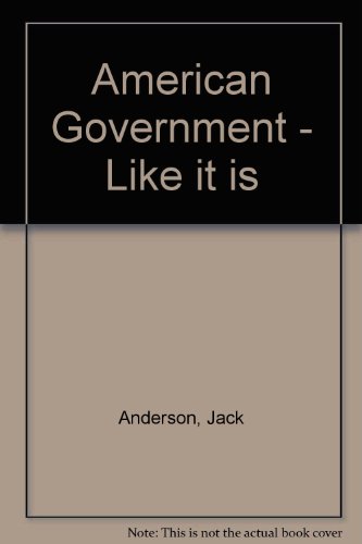 Stock image for American Government - Like it is for sale by GoldBooks