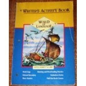 Writer's Activity Book World Language (9780382212598) by Pearson, P. David Et Al
