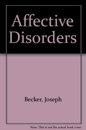 Imagen de archivo de Affective Disorders a la venta por 2Vbooks