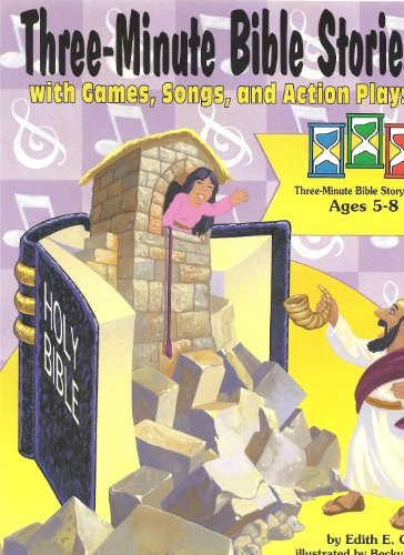 Stock image for Three-Minute Bible Stories with Games, Songs, and Action Plays for sale by Wonder Book