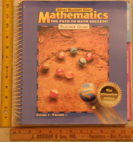 Beispielbild fr Silver Burdett Ginn Mathematics Path To Math Scuccess Teacher Guide Grade 4 Volume 1 Millenium Edition zum Verkauf von Basement Seller 101