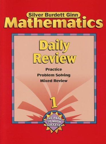 Stock image for Daily Review Grade 1 (Silver Burdett Ginn Mathematics, The Path To Math Success) ; 9780382373169 ; 0382373162 for sale by APlus Textbooks
