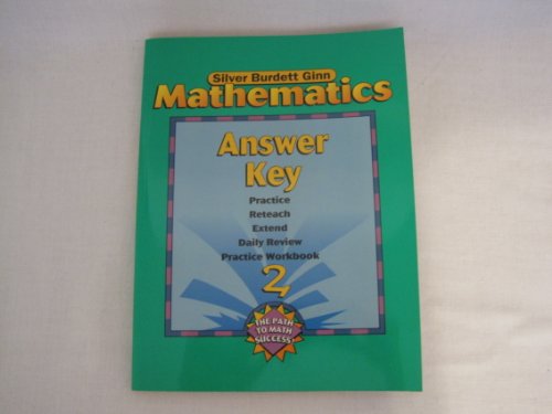 Stock image for Silver Burdett Ginn - Mathematics Answer Key for sale by Better World Books