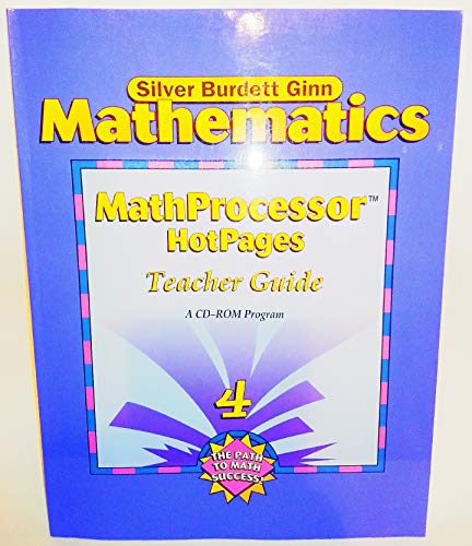 Math Professor Hot Pages Teachers Guide a CD-ROM Program Gr. 4 (The Path to Math Success) (9780382375101) by Unknown Author