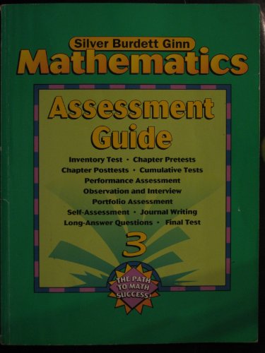 Stock image for Mathematics, Assessment Guide 3 (The Path to Math Success) for sale by Wonder Book