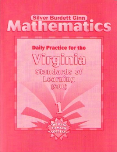 9780382440724: Mathematics - Daily Practice for the Virginia Sandards of Learning; SOL 1