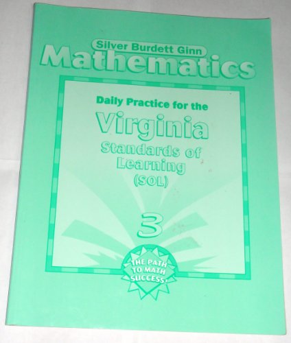 Beispielbild fr Mathematics: Daily Practice for the Virginia Standards of Learning 3 zum Verkauf von Wonder Book