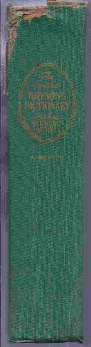 Imagen de archivo de The Complete Rhyming Dictionary: The Essential Handbook for Poets and Sungwriters a la venta por R Bookmark