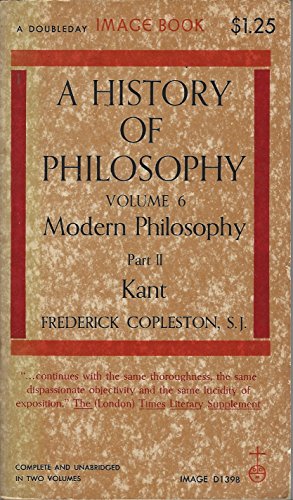 Imagen de archivo de History of Philosophy, Volume 6, Part 2 a la venta por ThriftBooks-Atlanta