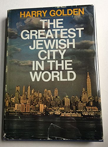 Beispielbild fr The Greatest Jewish City in the World zum Verkauf von Better World Books