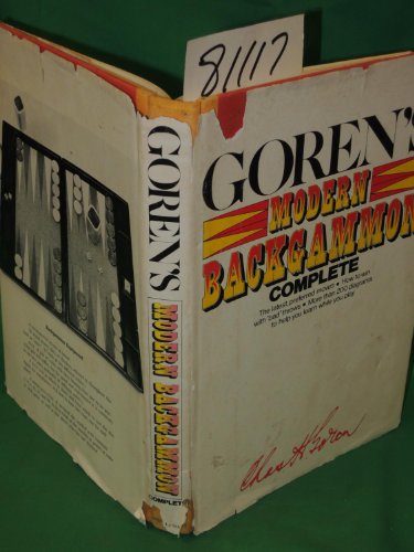 Imagen de archivo de Goren's Modern Backgammon Complete a la venta por Wonder Book
