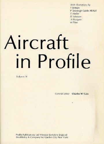 Imagen de archivo de Aircraft in Profile, Vol. 14 a la venta por HALCYON BOOKS