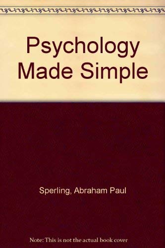 Imagen de archivo de Psycholgy Made Simple a la venta por Wonder Book