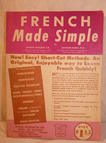 Imagen de archivo de French Made Simple a la venta por ThriftBooks-Dallas
