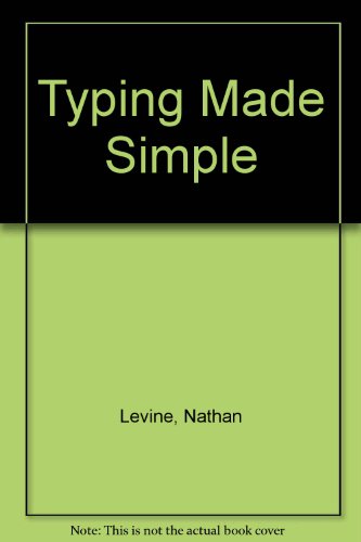 Imagen de archivo de Typing Made Simple a la venta por Better World Books