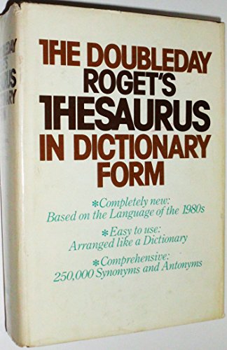 Stock image for The Doubleday Rogets Thesaurus in Dictionary Form for sale by Red's Corner LLC