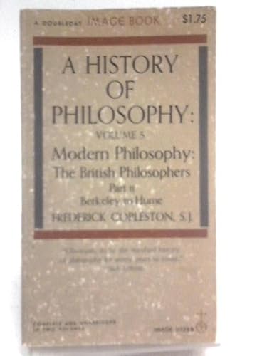 Beispielbild fr History of Philosophy, Volume 5, Part 1 zum Verkauf von Wonder Book