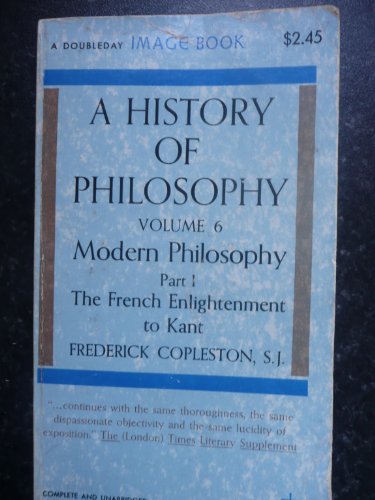 Imagen de archivo de A History of Philosophy (Vol 6) a la venta por BooksRun