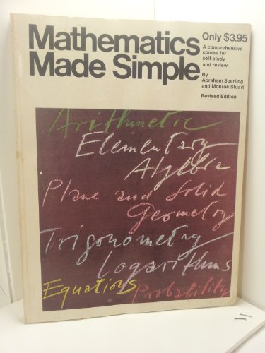9780385020886: Mathematics Made Simple Rev Edition
