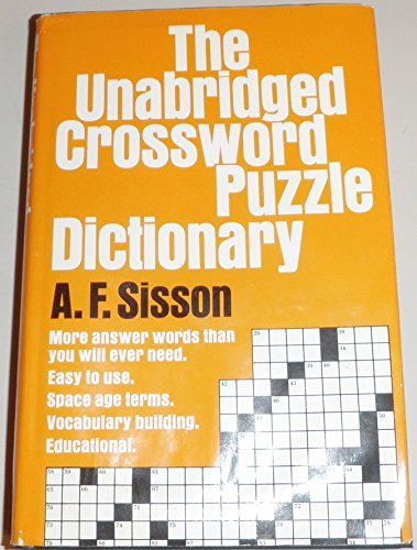 Unabridged Crossword Puzzle Dictionary (9780385028431) by Sisson, Albert Franklin