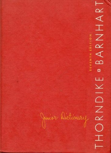 Imagen de archivo de Thorndike Barnhart Junior Dictionary a la venta por Jenson Books Inc