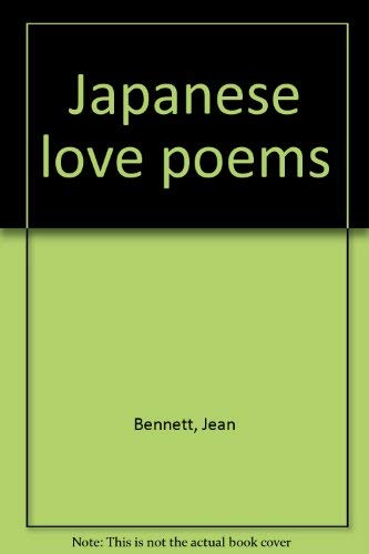 Beispielbild fr Japanese Love Poems zum Verkauf von Bookmarc's