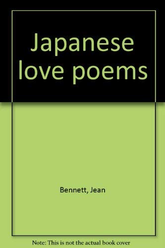 Imagen de archivo de Japanese Love Poems a la venta por Bookmarc's