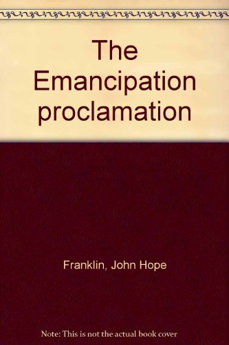 9780385032810: The Emancipation proclamation