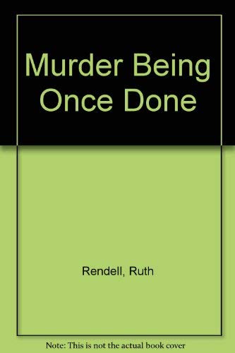 9780385039130: Murder Being Once Done