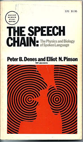 Beispielbild fr The Speech Chain : The Physics and Biology of Spoken Language zum Verkauf von Better World Books
