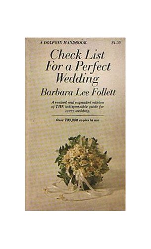 Stock image for Check The List For A Perfect Wedding for sale by Vashon Island Books