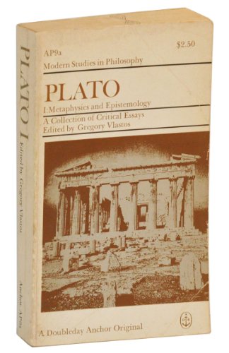 Beispielbild fr Plato: A Collection of Critical Essays. zum Verkauf von Better World Books