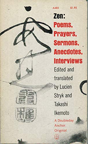 Beispielbild für Zen Poems, Prayers, Sermons, Anecdotes, Interviews zum Verkauf von medimops