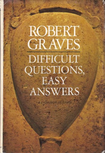 9780385044691: Title: Difficult questions easy answers