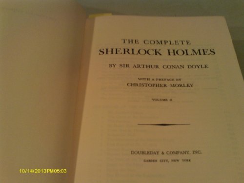 Beispielbild fr The Complete Sherlock Holmes zum Verkauf von Reliant Bookstore