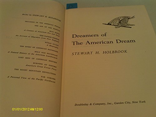 Imagen de archivo de Dreamers of the American Dream a la venta por Keeper of the Page