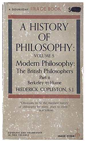 Beispielbild fr History of Philosophy, Volume 5, Part 2 zum Verkauf von Wonder Book