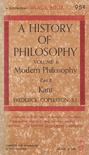 Imagen de archivo de History of Philosophy Vol. 6, Pt. 2 : Modern Philosophy: The French Enlightenment to Kant a la venta por Better World Books