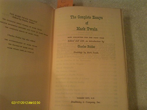 Stock image for Complete Essays of Mark Twain for sale by ThriftBooks-Atlanta