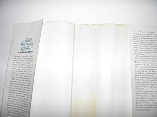 Imagen de archivo de Adlai Stevenson of Illinois: The Life of Adlai E. Stevenson a la venta por Louisville Book Net